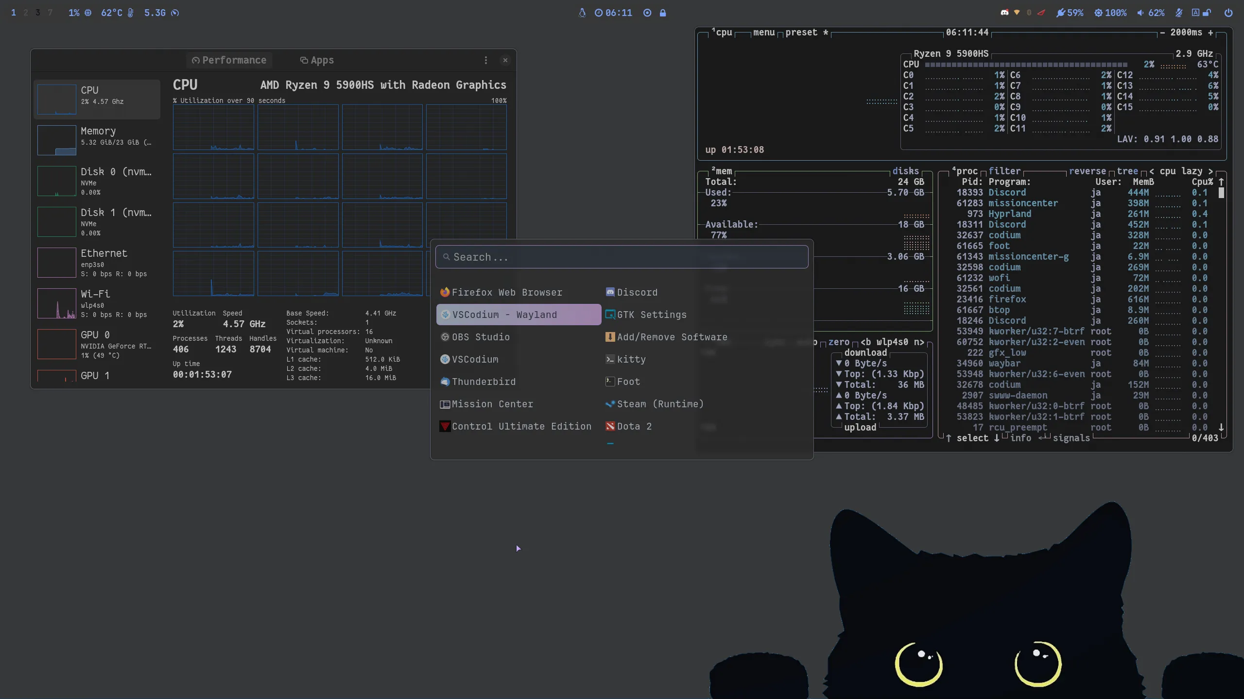 KooL&#x27;s Hyprland Dots Desktop